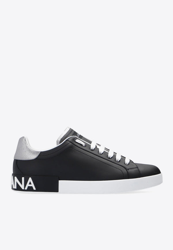 Portofino Leather Low-Top Sneakers