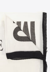 Logo Print Scarf