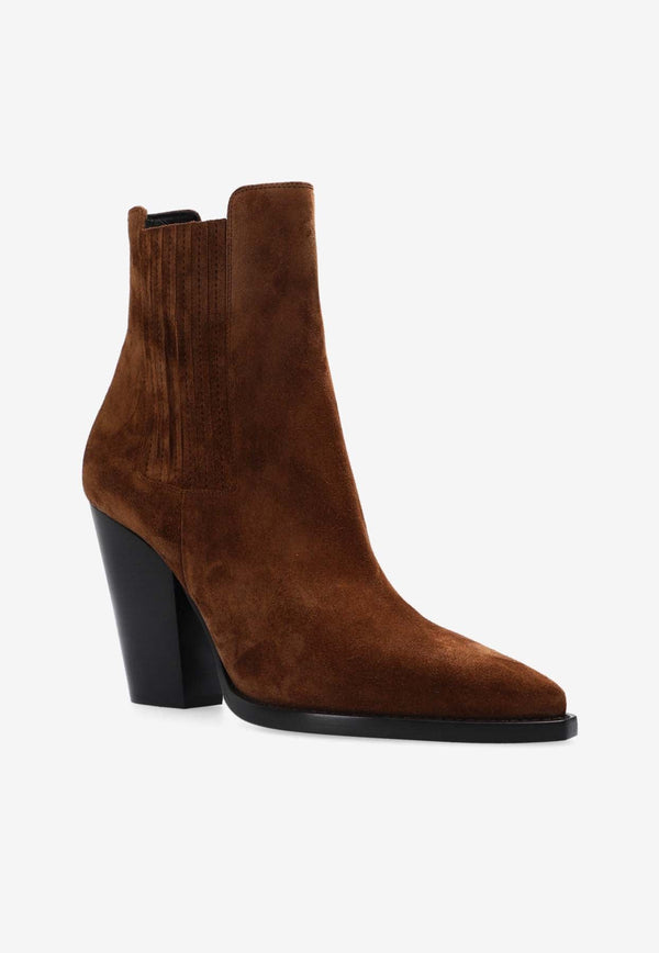Theo 100 Suede Ankle Boots