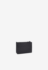 Le Monogramme Embossed Zip Cardholder