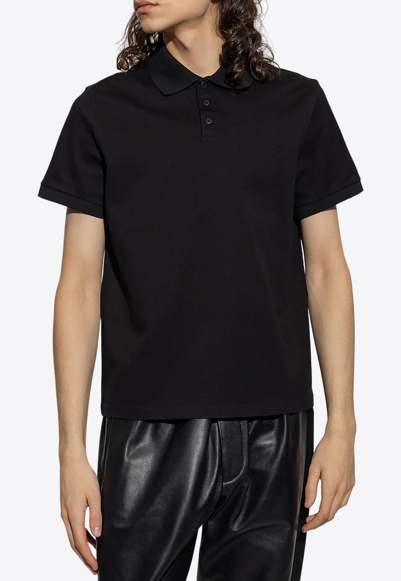 Cassandre Embroidered Boxy Polo T-shirt