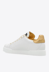 Portofino Logo Patch Low-Top Sneakers