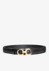 Gancini Leather Belt