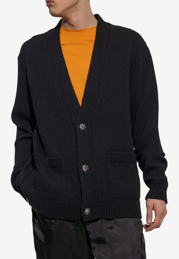 Logo Wool Cardigan