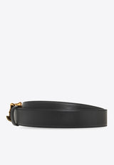 Medusa Head Leather Belt