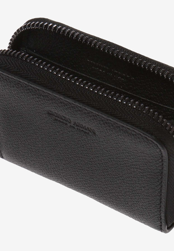 Logo-Embossed Leather Zipped Wallet