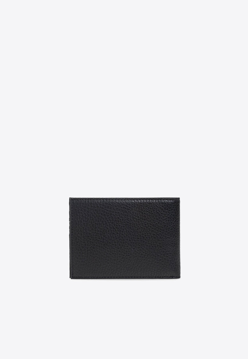 Bi-Fold Leather Wallet and Keyring Set