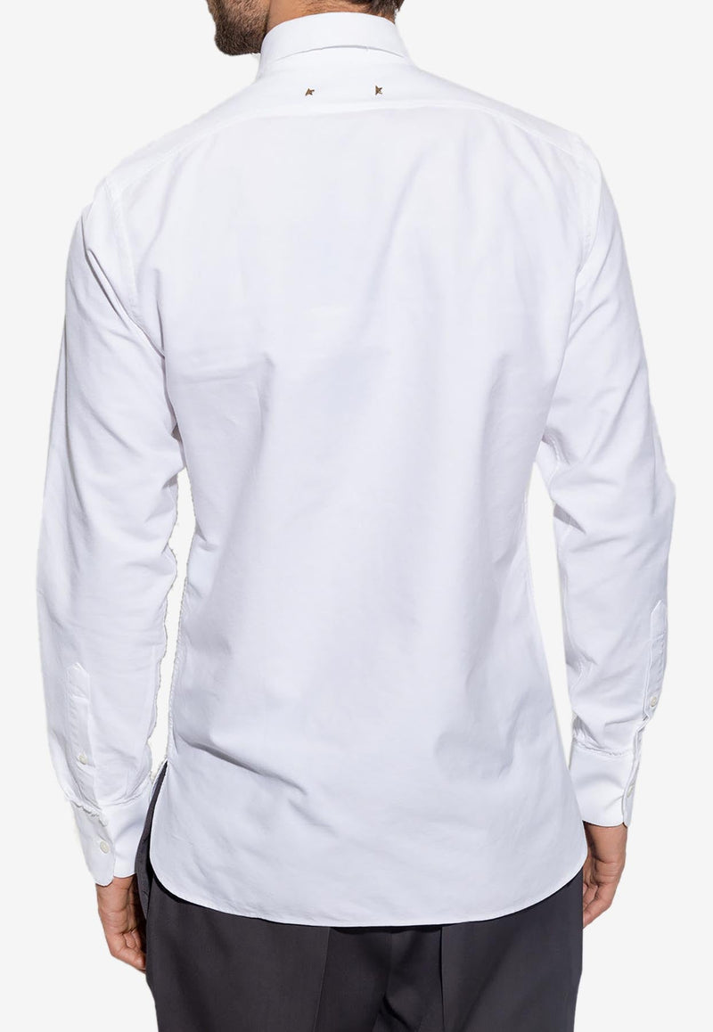 Long-Sleeved Shirt with Logo Patch