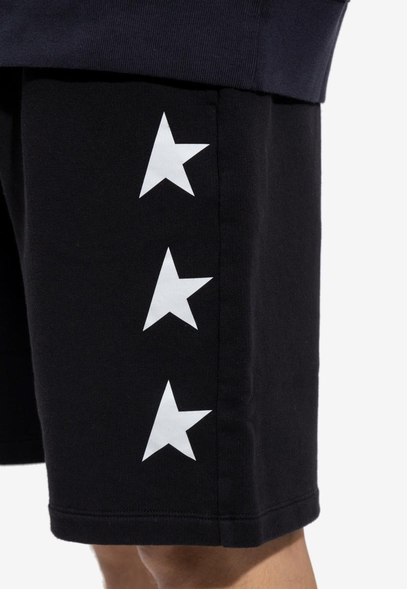 Bermuda Shorts with Star Logo Print