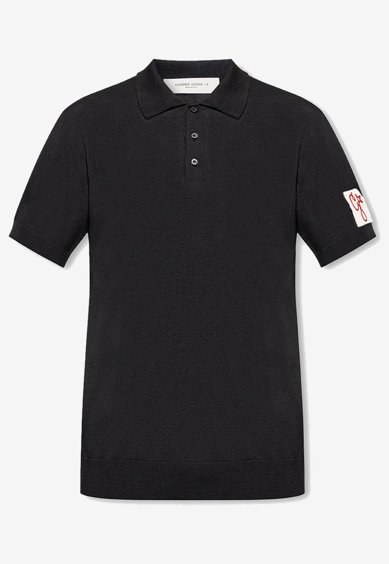 Polo T-shirt with Logo Patch