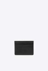 Logo Embossed Leather Cardholder