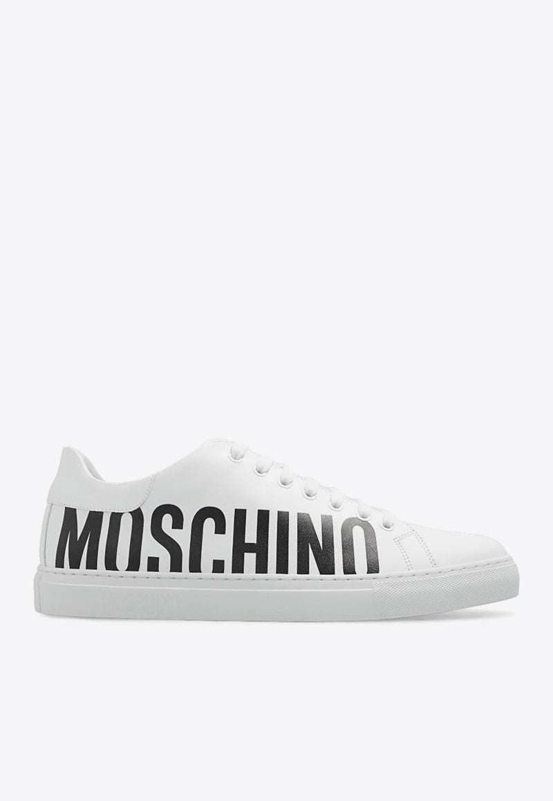 Logo Leather Sneakers