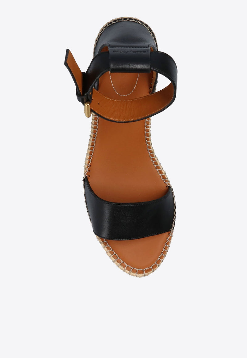 Glyn 110 Leather Wedge Sandals