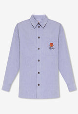 Boke-Flower Embroidered Shirt