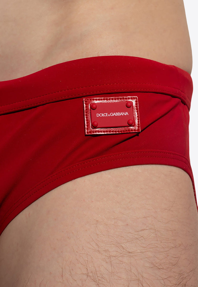 Logo Patch Swimming Trunks