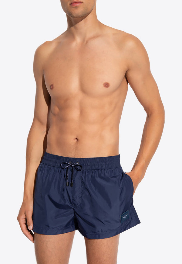 Logo Patch Swim Shorts