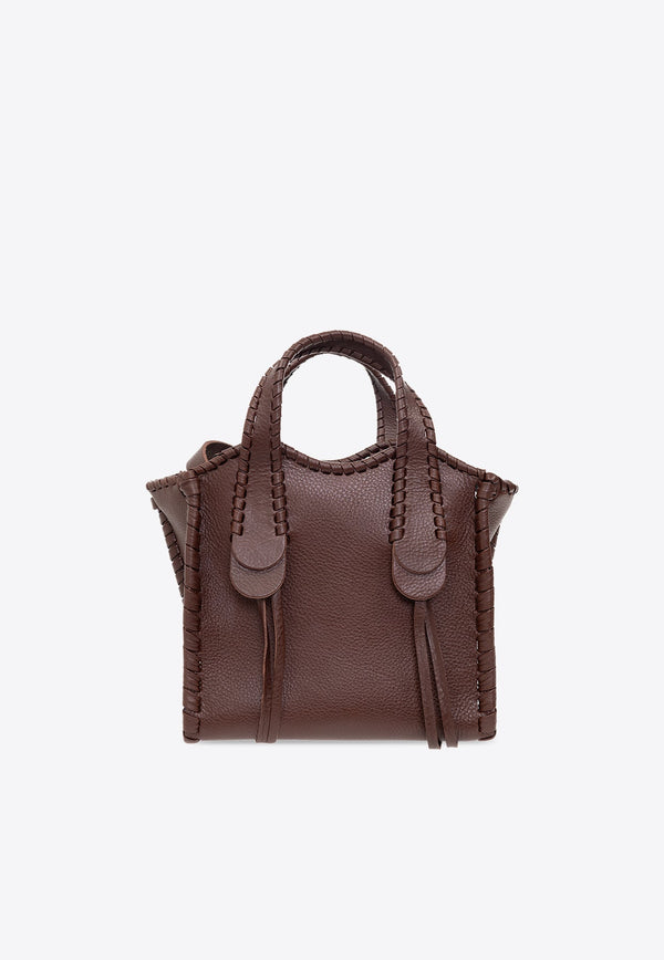 Small Mony Leather Tote Bag