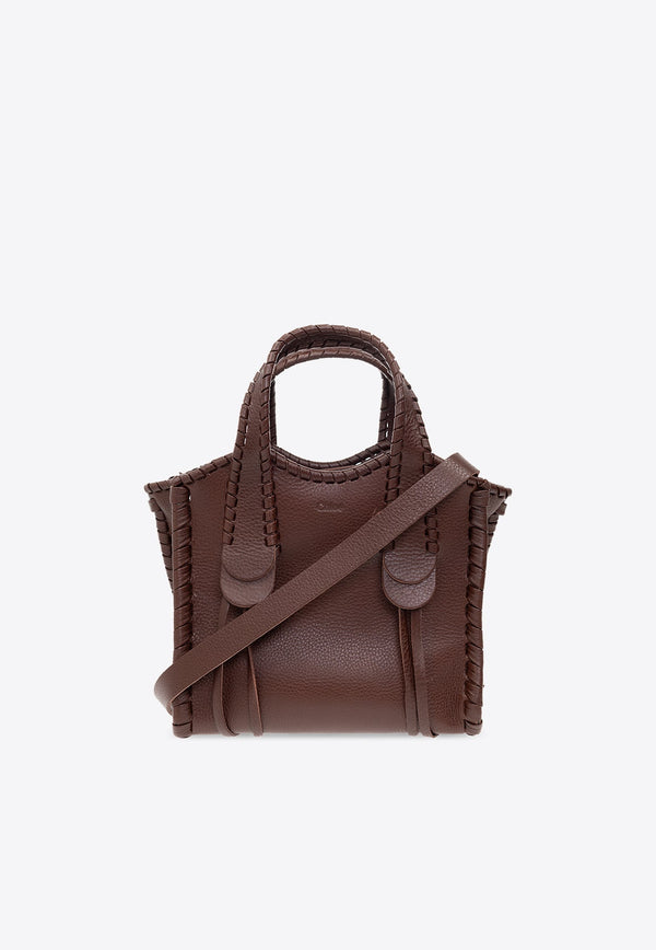 Small Mony Leather Tote Bag