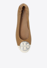 Claire Cap-Toe Leather Ballet Flats