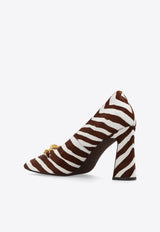 Jessa 90 Zebra Print Pumps