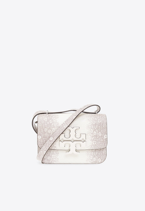 Small Eleanor Lizard Embossed Shoulder Bag