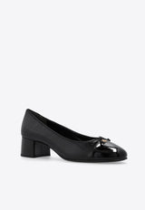 45 Cap-Toe Leather Pumps