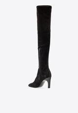 80 Knee-High Suede Boots