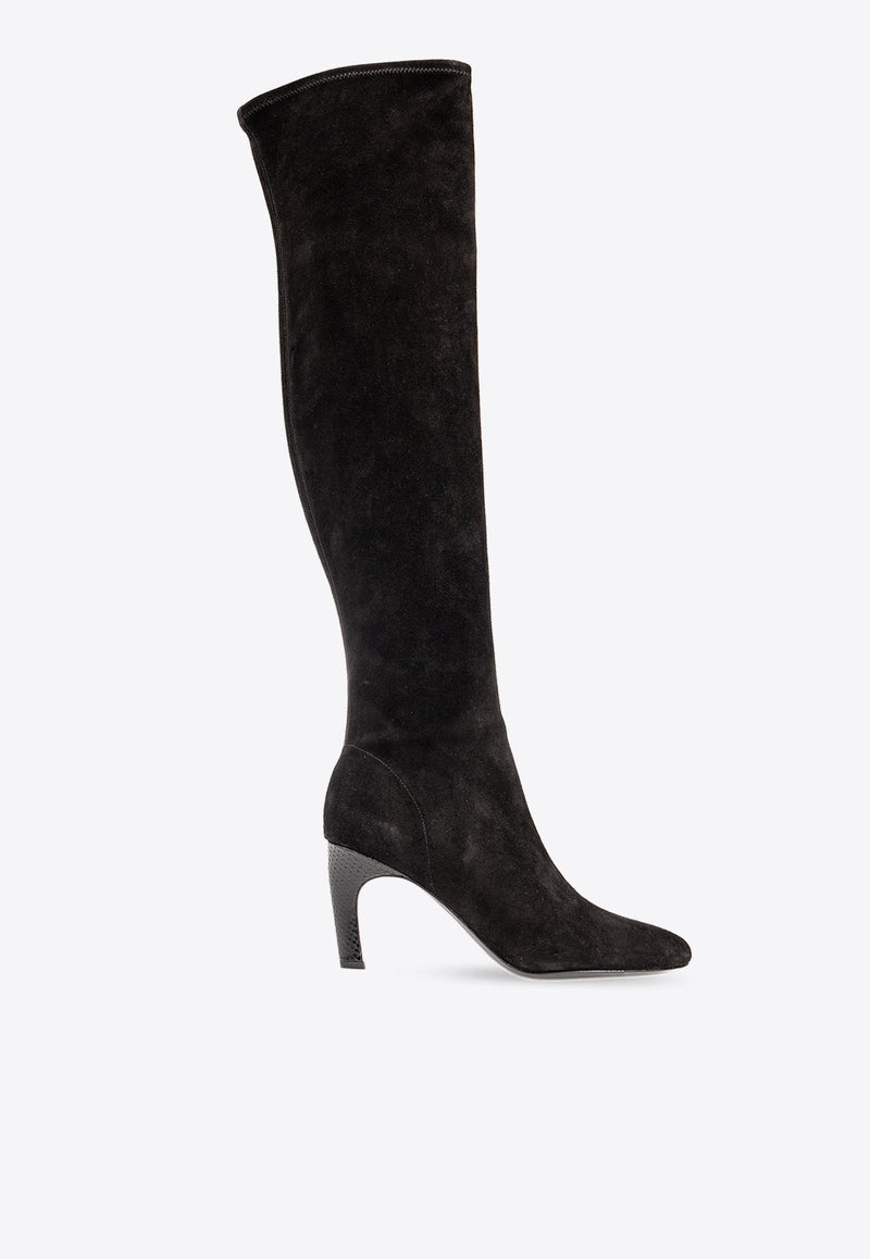 80 Knee-High Suede Boots