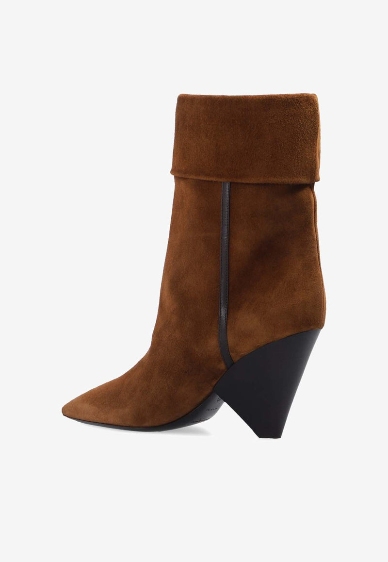 Niki 85 Suede Ankle Boots