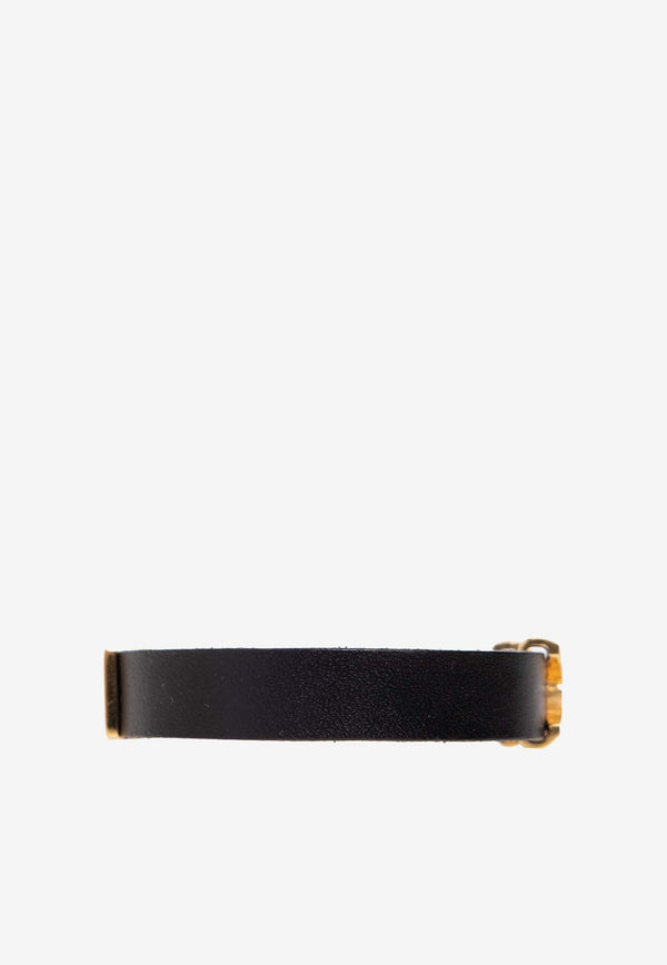Opyum Monogram Leather Bracelet