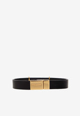 Opyum Monogram Leather Bracelet