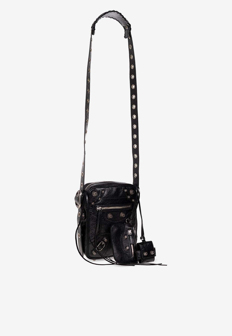 Le Cagole Leather Shoulder Bag