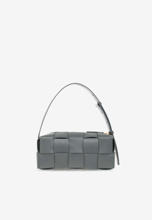 Small Brick Cassette Leather Shoulder Bag