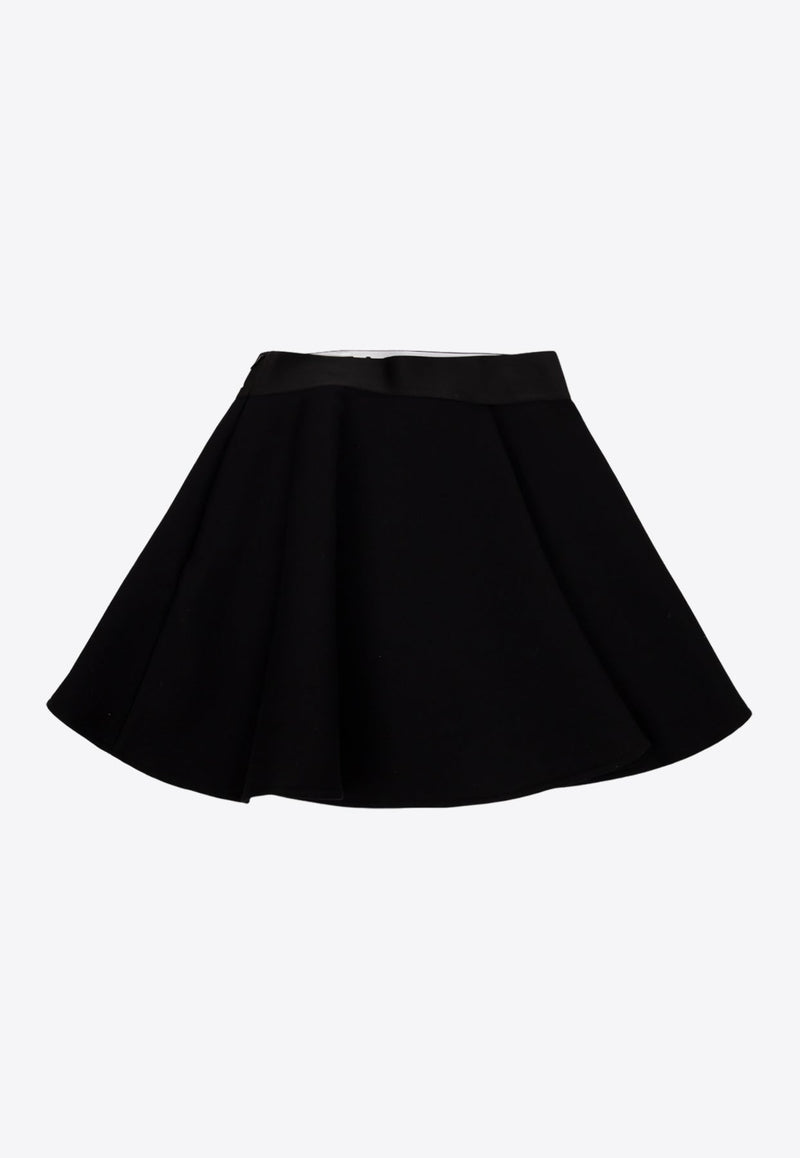 Girls Logo Waistband Flared Skirt