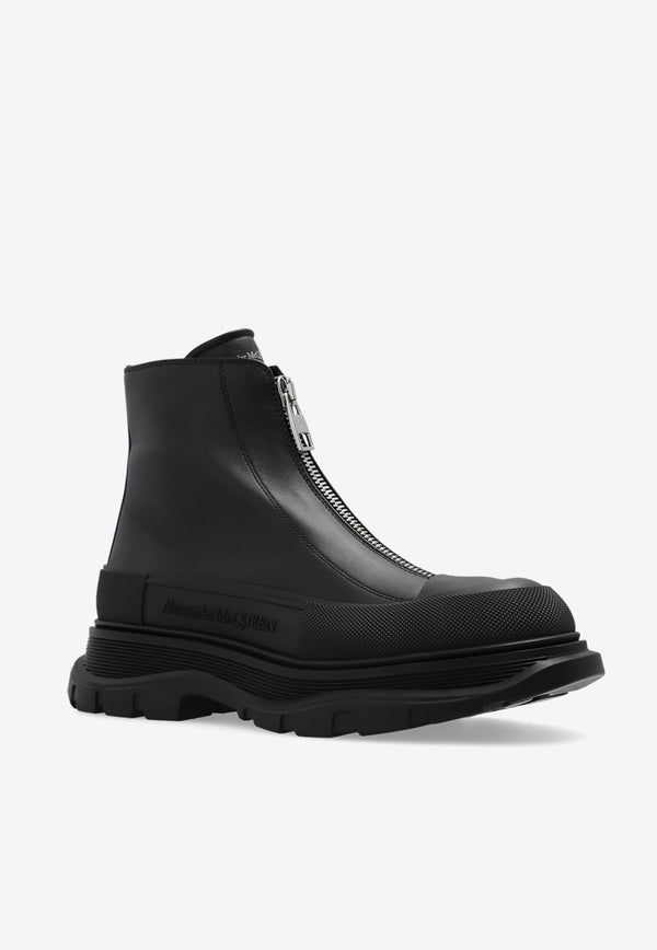 Tread Slick Leather Platform Boots