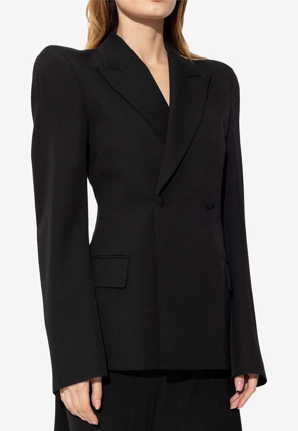 Double-Breasted Wool Blazer