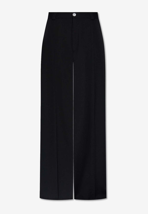 Tailored Double Front Wool Pants