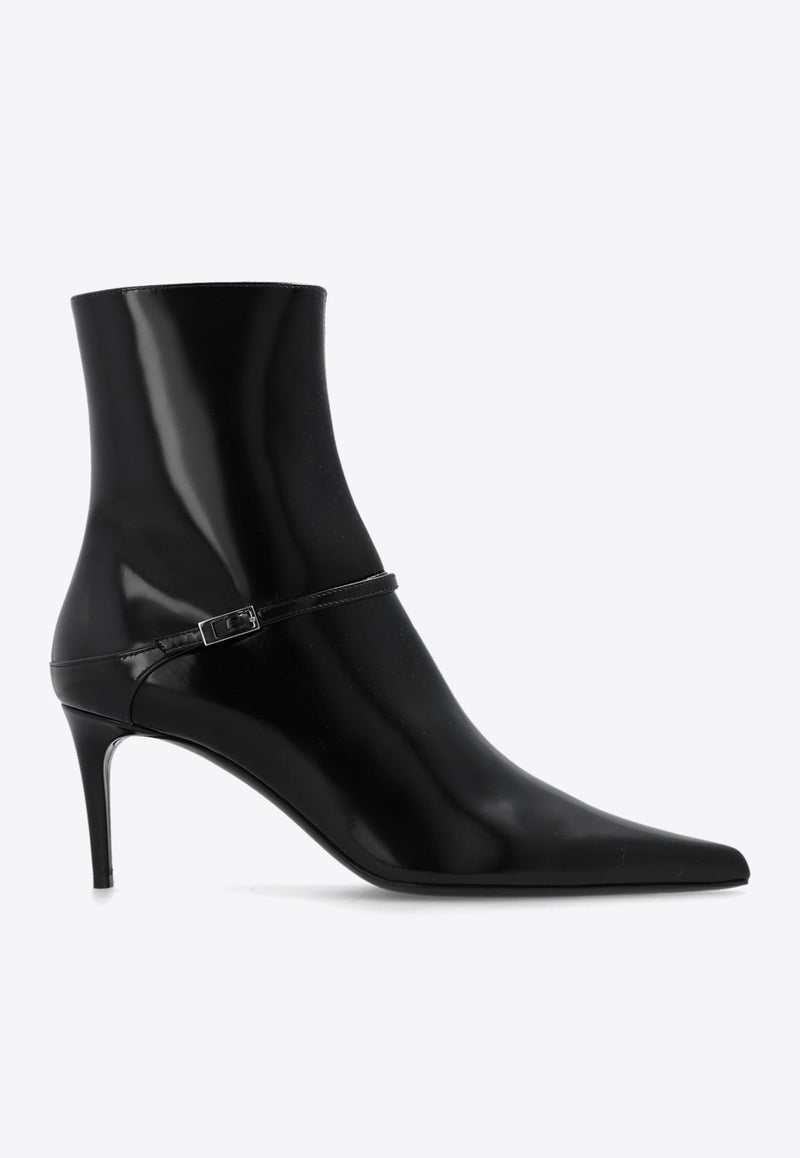 Vendome 70 Leather Ankle Boots