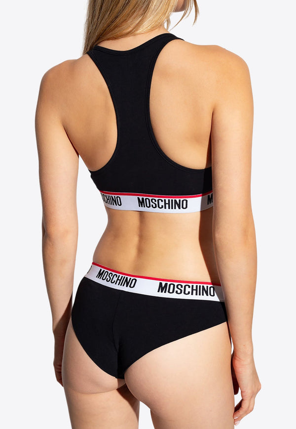 Logo-Tape Sports Bra