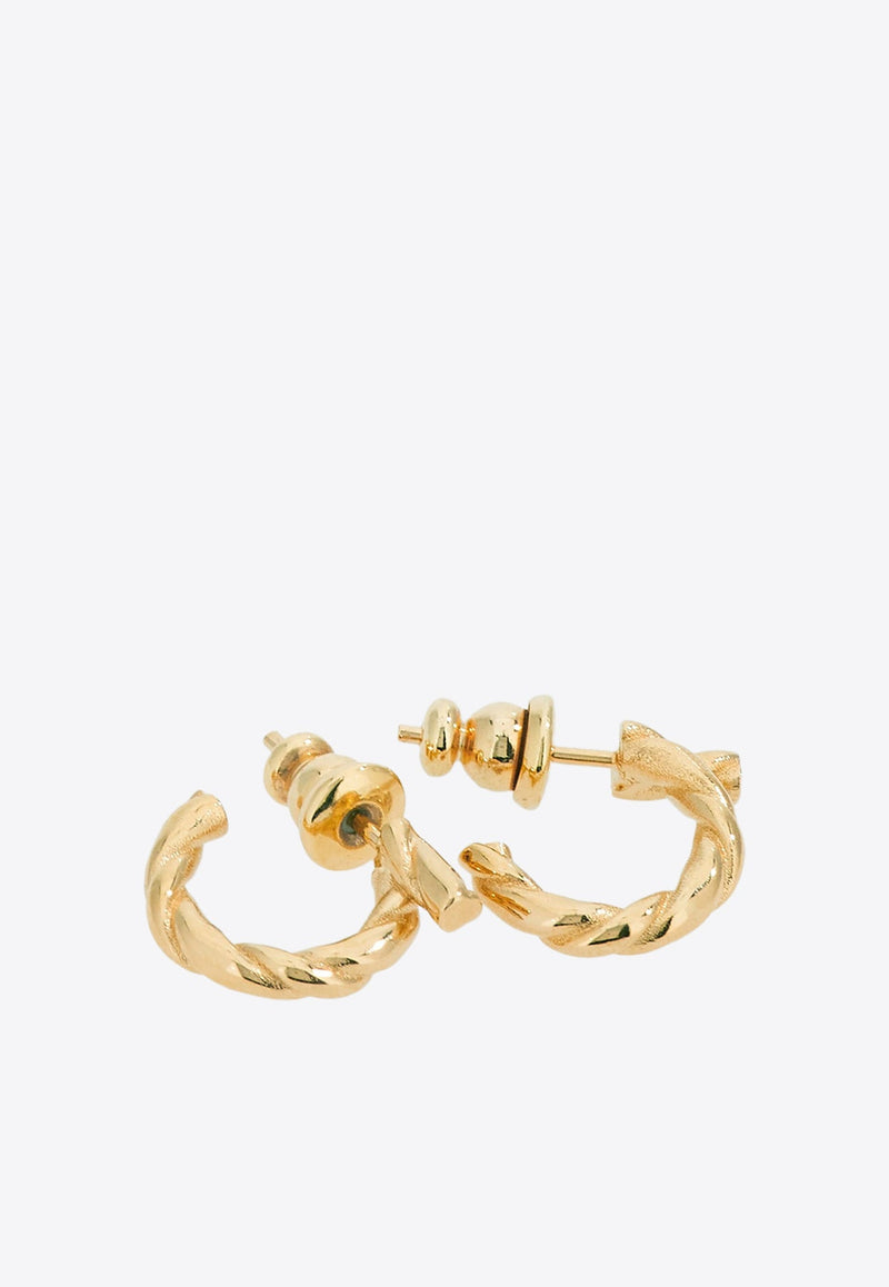 Twist Gancio Hoop Earrings