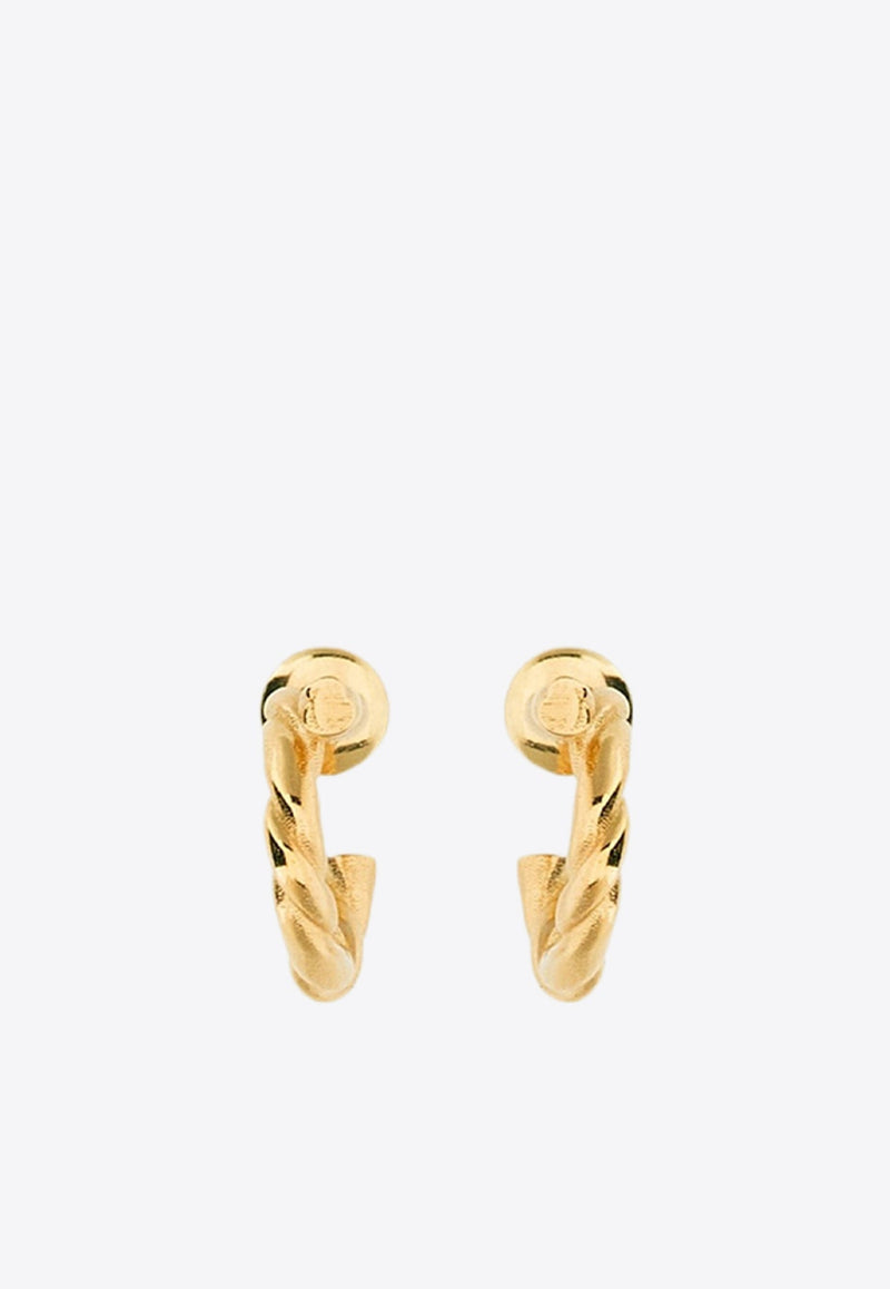 Twist Gancio Hoop Earrings