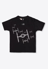 X Star Wars Girls Printed Crewneck T-shirt