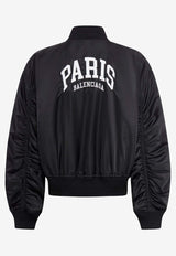 Paris Logo Bomber Jacket