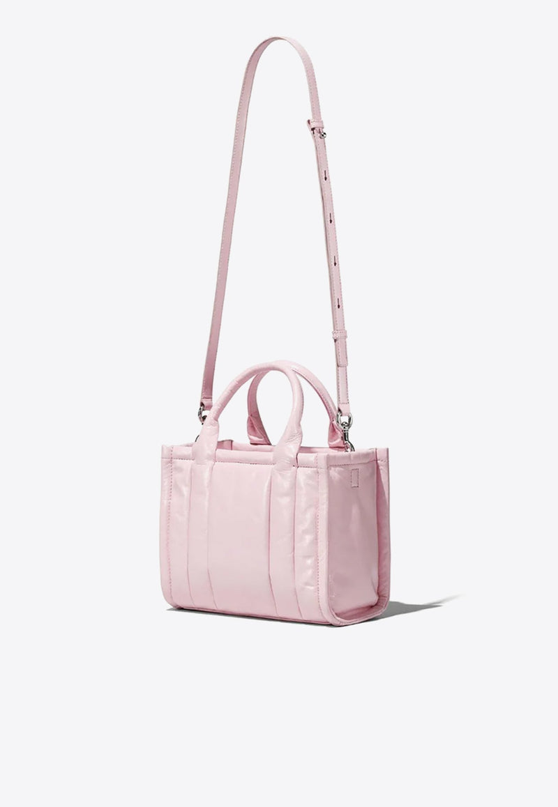 The Small Crinkle Leather Tote Bag