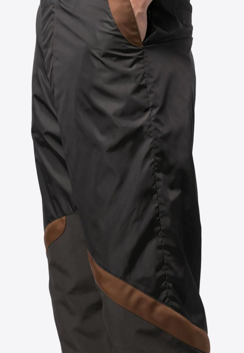 Paneled Straight Leg Pants