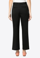 High-Waist Wool Pants