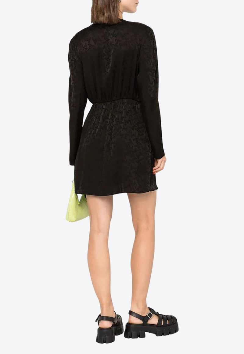 Monogram Jacquard Mini Dress