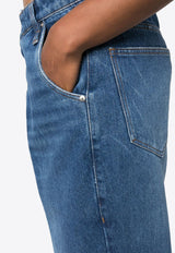 Logo Patch Wide Jeans