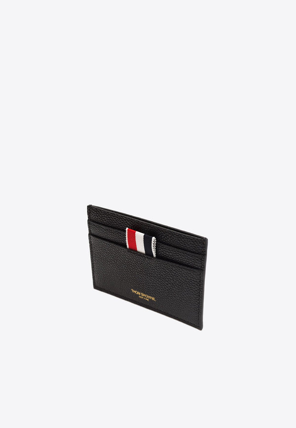 Logo Detail Grained Leather Cardholder