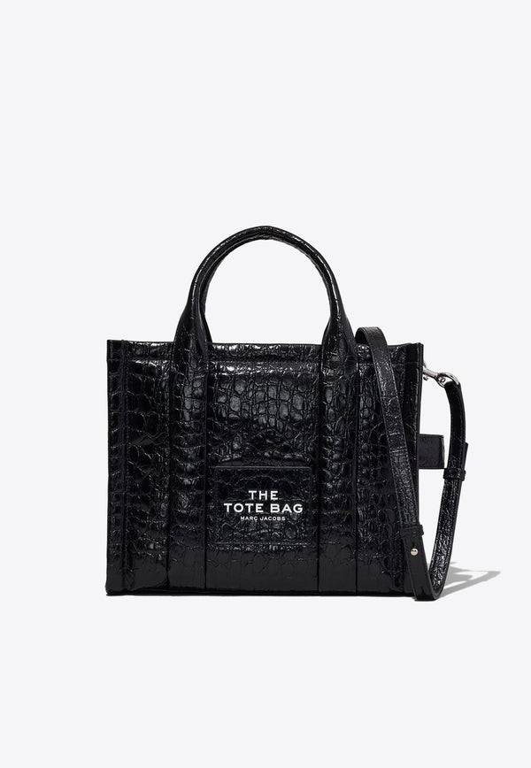 The Medium Croc-Embossed Leather Tote Bag